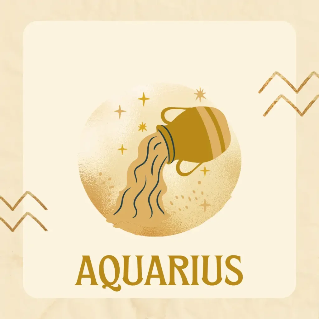 Aquarius zodiac travel personality illustration for The Independent Explorer travel quiz result page.
