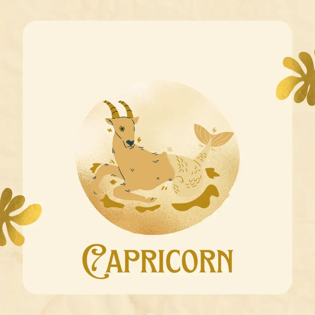 Capricorn travel personality zodiac illustration
