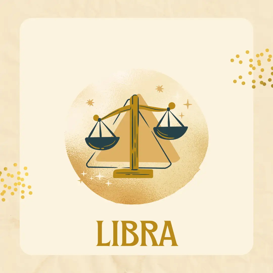 Libra travel personality zodiac illustration