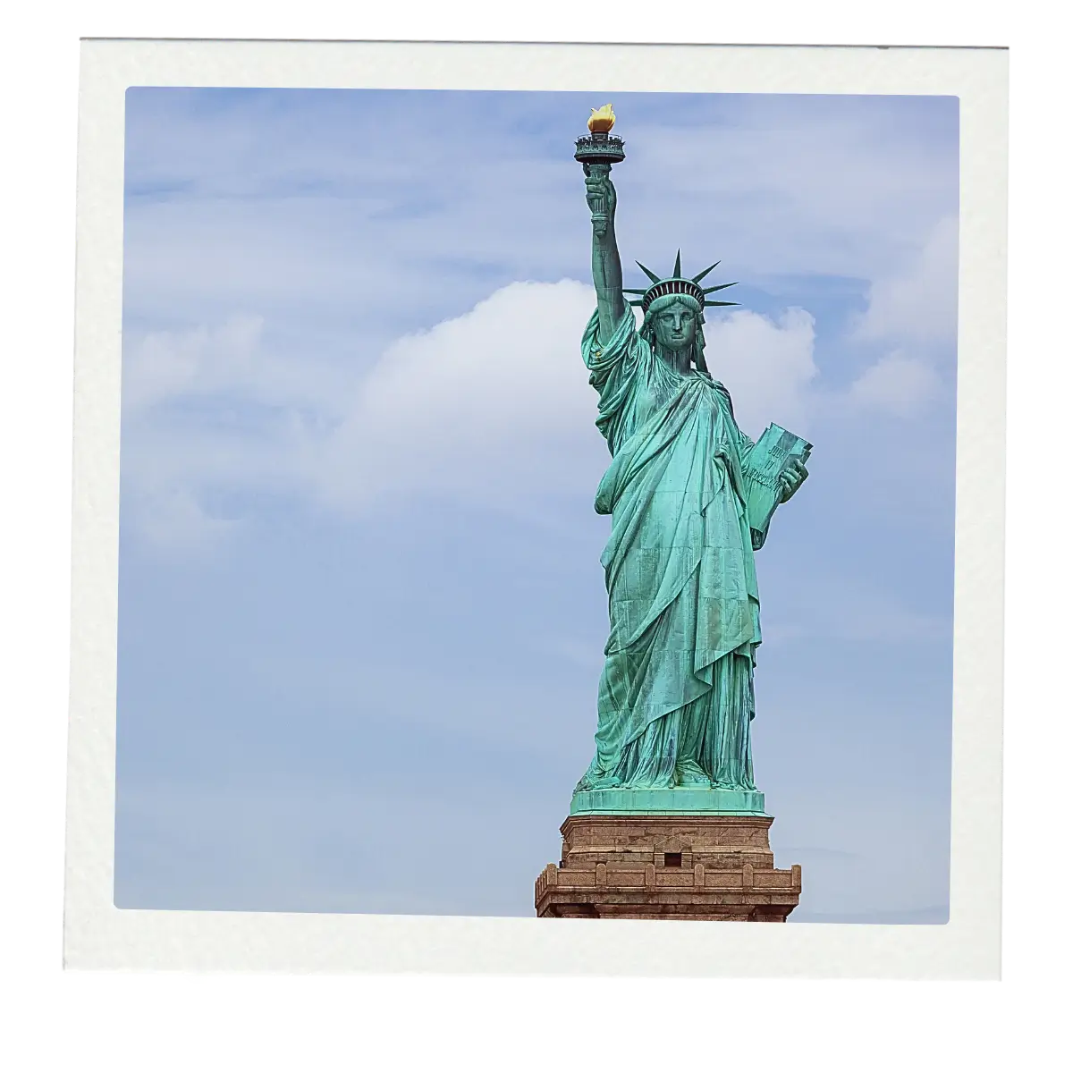 Statue of Liberty in New York City.