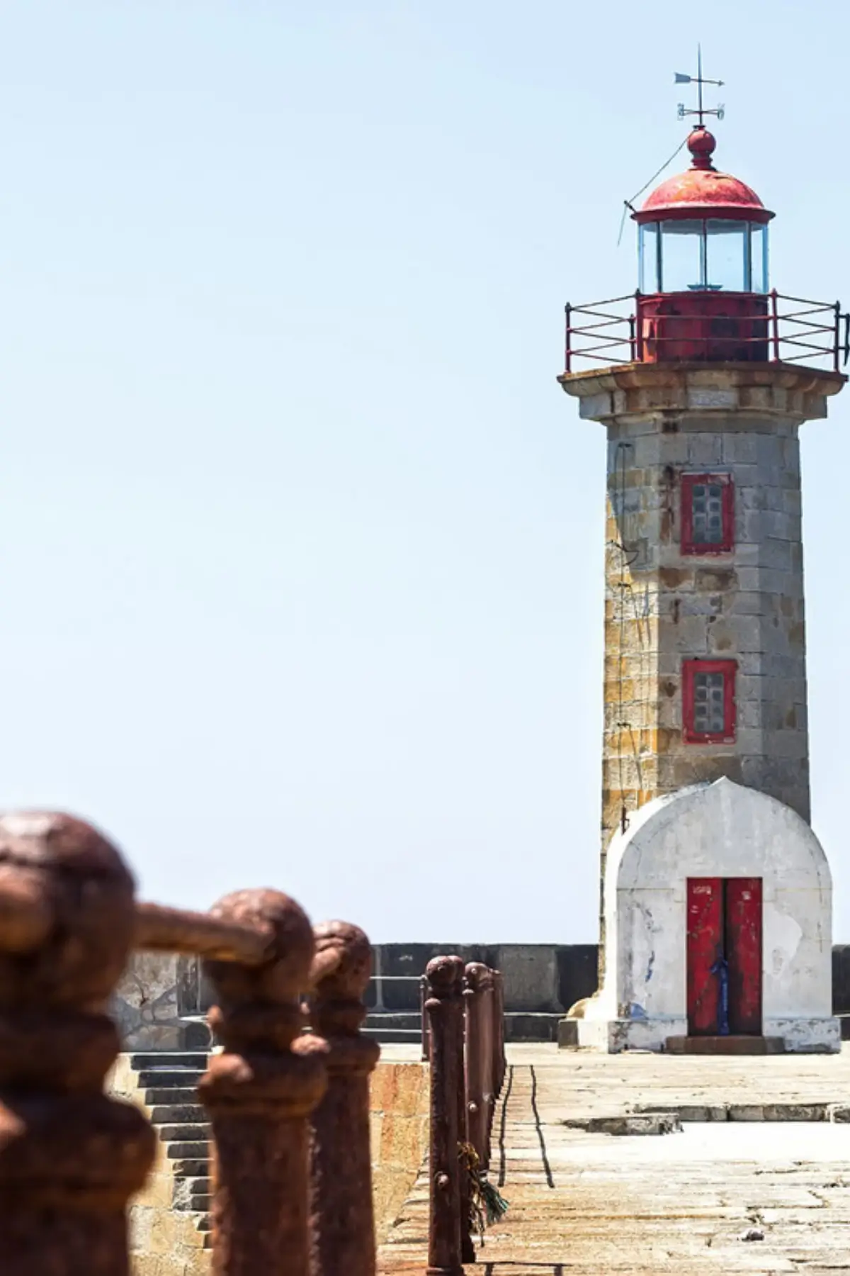 Felgueiras Lighthouse at Foz do Douro in Porto.