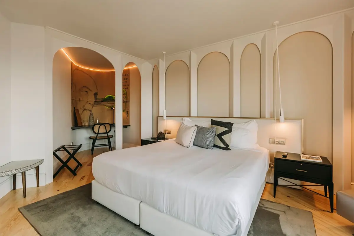 Guest room at Torel Avantgarde in Porto.