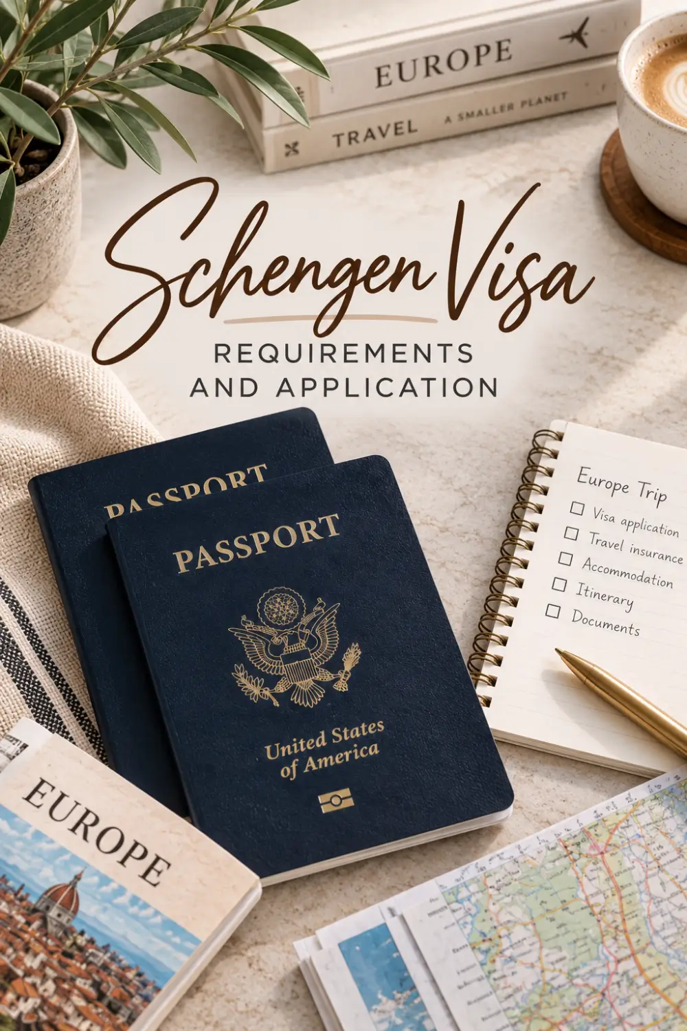 Schengen visa requirements and application.